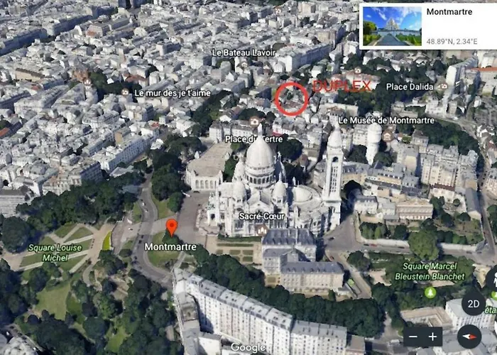 Luxurious Duplex - Top Of Montmartre
